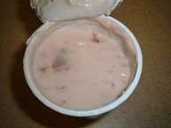 "KS California strawberry yogurt" by BrokenSphere - Own work. Licensed under Creative Commons Attribution-Share Alike 3.0 via Wikimedia Commons - http://commons.wikimedia.org/wiki/File:KS_California_strawberry_yogurt.JPG#mediaviewer/File:KS_California_strawberry_yogurt.JPG