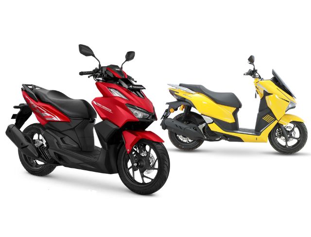 Komparasi Honda Vario 160 vs WMoto Letbe Island, Pilih Skutik Irit atau Skutik Fitur Melimpah?