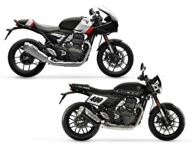 Review Triumph 400 Series Terbaru, Thruxton 400 dan Tracker 400