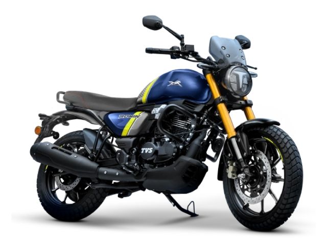 TVS Ronin Midnight Blue 2026, Motor Retro Modern Nyaman untuk Touring