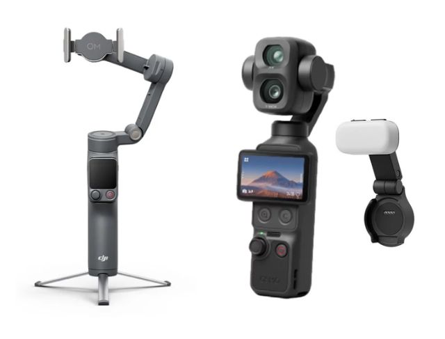 Perbandingan DJI Osmo Mobile 8P vs DJI Osmo Pocket 4P